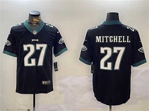 Men & Women & Youth Philadelphia Eagles #27 Quinyon Mitchell Black Vapor Untouchable Limited Football Stitched Jersey